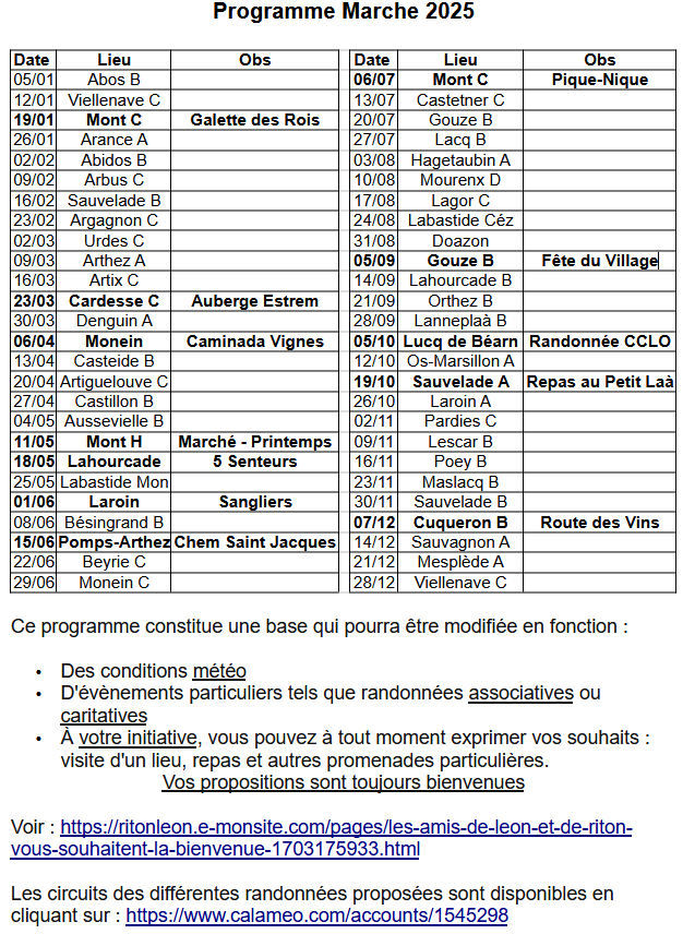 Programme 2026
